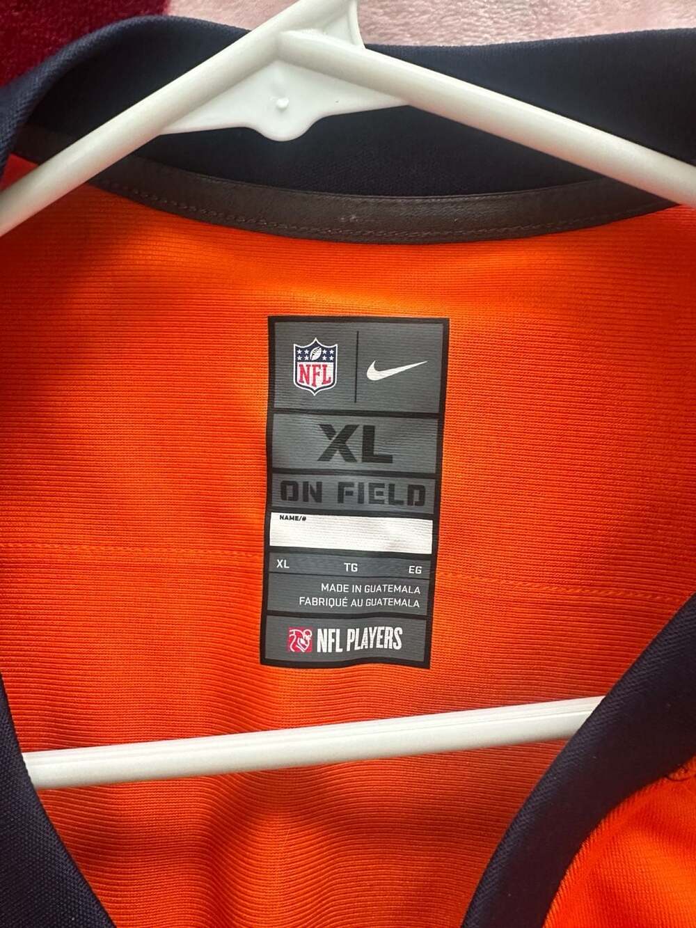 Nike Russell Wilson Denver Broncos #3 NFL On-Field Game Jersey Orange XL - Picture 4 of 4